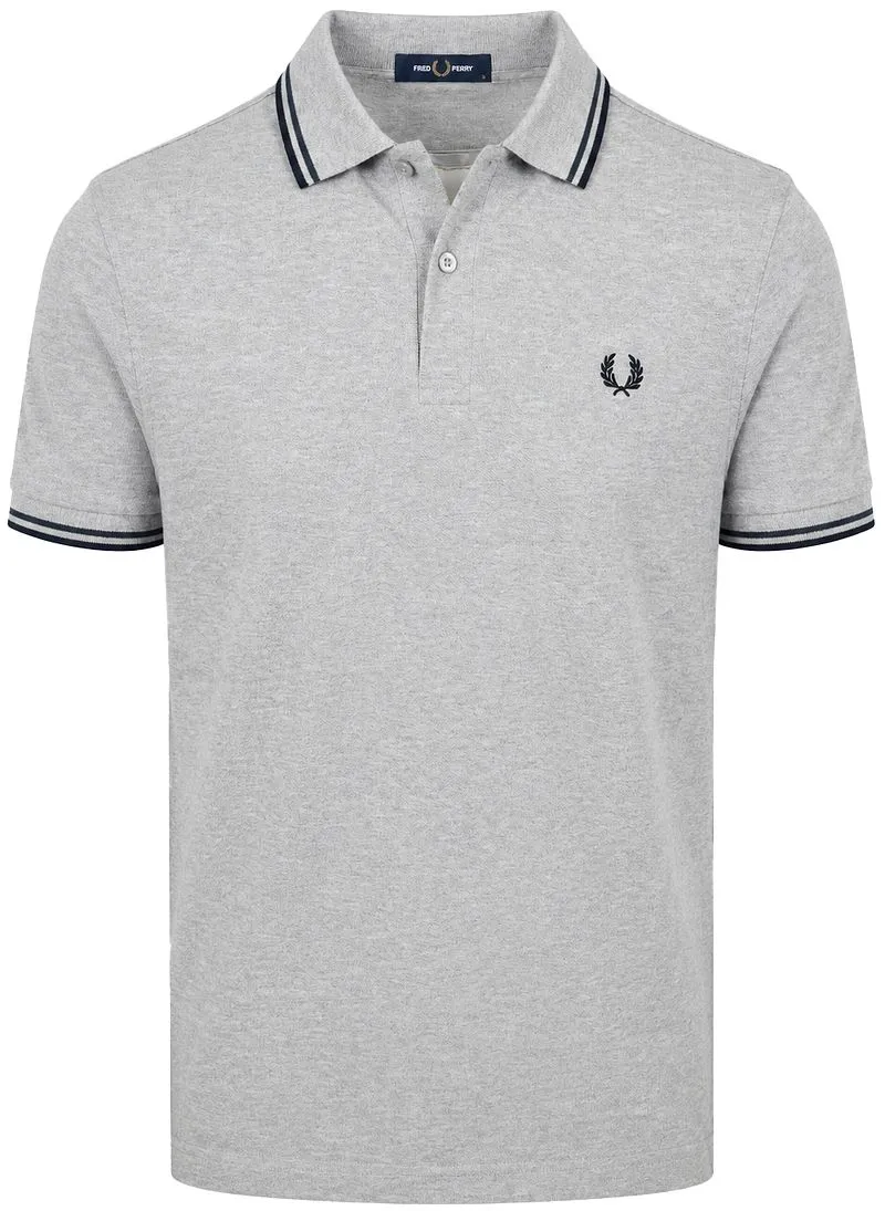 Fred Perry Fred Perry Poloshirt Tipped M3600 Grau 88C - Größe XL, Grau, – Produktbild 1 von 5