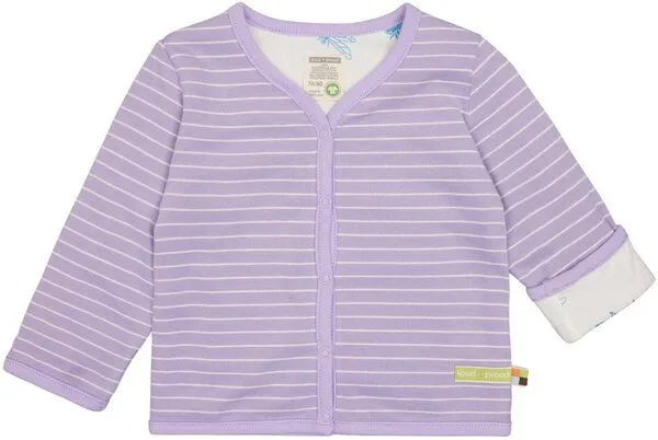 loud + proud loud + proud Babys & Kinder Wendejacke, GOTS-zertifiziert, Lilac(lila), – Produktbild 1 von 3