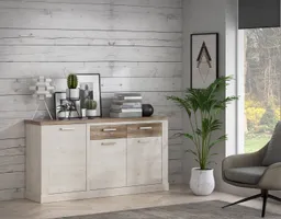 FORTE Sideboard Duro, mit Türen und Schubladen, im Landhausstil, Breite 172,2 cm – Produktbild 1 von 1