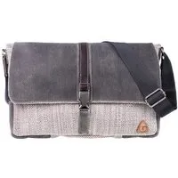 Ritagli di G Ritagli di G Unisex Aktentasche GAIL - 100% Made in Italy, Dunkelgrau und hellgrau stoff, – Produktbild 1 von 1