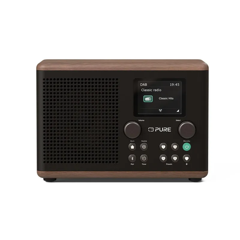 Pure Classic H4 Coffee Black/Walnut DAB+ Radio – Produktbild 1 von 1