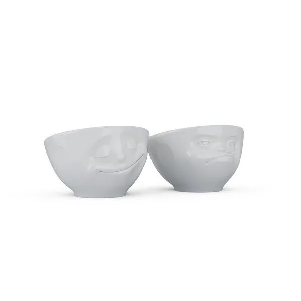 FIFTYEIGHT PRODUCTS FIFTYEIGHT PRODUCTS 3D Eierbecher Set - Glücklich/Hmpff – Produktbild 2 von 4