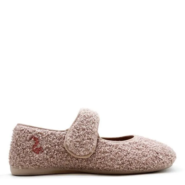 thies Veganer "thies ® Rec Teddy Ballerina" aus ultraweichem, recyceltem Fell, Rose, – Produktbild 1 von 4