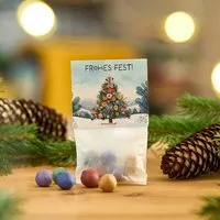 Die Stadtgärtner Die Stadtgärtner 10 x 5 Blumenmurmeln "Frohes Fest" | Kleines Geschenk für Weihnachten – Produktbild 1 von 1