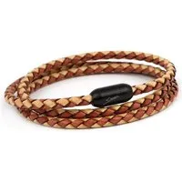 Simaru Simaru Wickelarmband Lederarmband Muster Made in EU für Damen & Herren mit Magnetverschluss – Produktbild 1 von 1