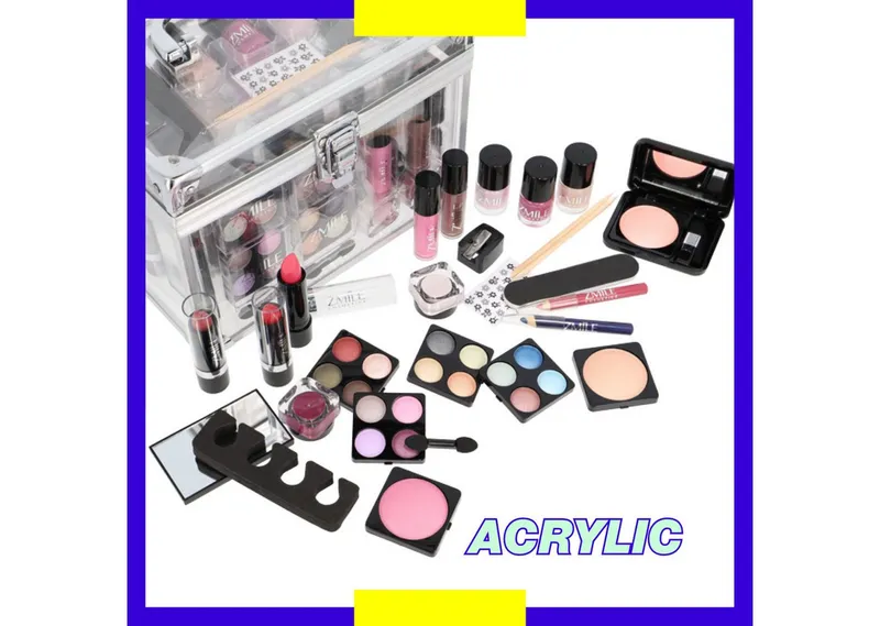 ZMILE COSMETICS Kosmetik-Koffer ACRYLIC, 42-tlg., vegane Kosmetik, Bunt|silberfarben, – Produktbild 5 von 8