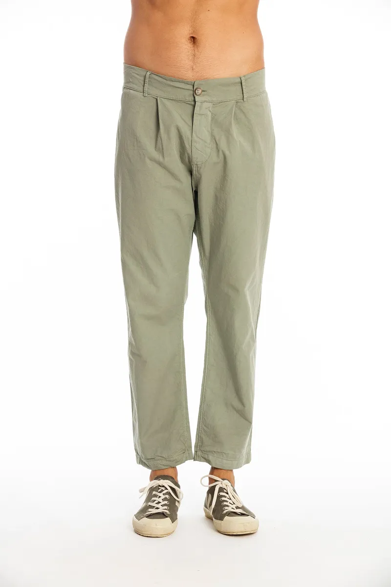 RAVENS VIEW IBIZA RAVENS VIEW IBIZA Herren vegan Hose Luc Khaki Grün, Grün, – Produktbild 1 von 2