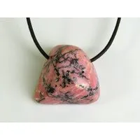 OneWorldMinerals OneWorldMinerals Rhodonit, flacher Schmuckanhänger - Einzelstücke – Produktbild 1 von 1