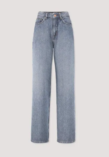 hessnatur hessnatur Jeans ALVA Wide Leg aus Bio-Baumwolle mit recycelter Baumwolle, Blue, – Produktbild 3 von 3