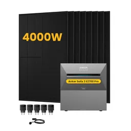 Anker Anker SOLIX Solarbank 3 E2700 Pro, mit 8 x 500 Bifaziale Solarmodule, by Powerness - 5.4kWh / 5 x Smart Plug / Selbstabholung – Produktbild 1 von 1