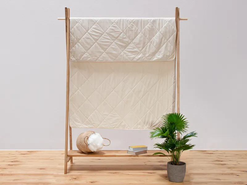 allnatura allnatura Lyocell-Leicht-Bettdecke "Lyovita" 155x200 cm, Weiß, – Produktbild 2 von 2