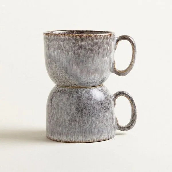 onomao onomao Große Tasse - Traditionell, Steingrau, – Produktbild 4 von 4