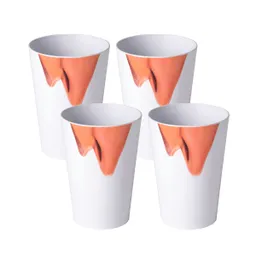 AWAVE  Trinkbecher 400 ml rPET Set 4-teilig, mit Eichstrich – Produktbild 1 von 1