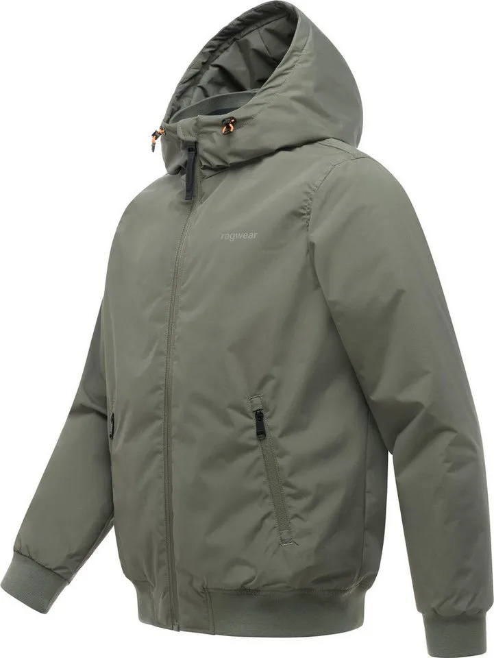 ragwear ragwear Funktionsjacke Wesol Y Warme Winter Jacke mit verstellbarer Kapuze, Grün, – Produktbild 3 von 5