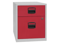BISLEY Home BISLEY Home Rollcontainer 1Schub,1HR grau/rot – Produktbild 1 von 1
