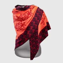 LANARTO slow fashion LANARTO slow fashion Stola Rose 4-farbig aus mulesingfreier Merinowolle Feinstrick made in germany – Produktbild 1 von 1