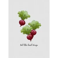 Photocircle Photocircle Wandbild / Kunstdruck / Poster / Leinwand - Let The Beet Drop – Produktbild 1 von 1