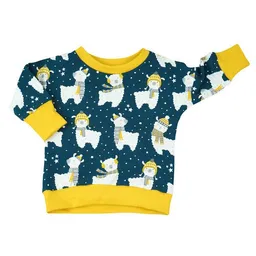 Sternchenwolke Sternchenwolke BIO Langarmshirt "Winter Lama" – Produktbild 1 von 1