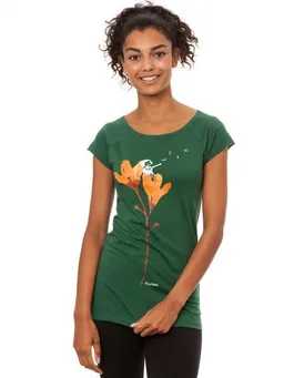FellHerz FellHerz Damen T-Shirt Gitarrenmädchen Bio Fair – Produktbild 1 von 1