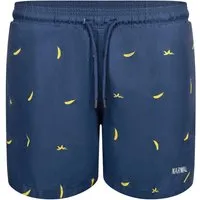 Narwal Narwal Herren vegan Badeshorts Banana Print Blau, Extra dunkelblau, – Produktbild 3 von 3