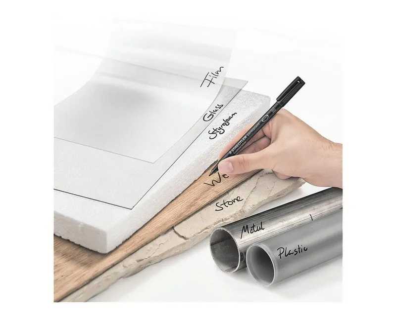 Staedtler Staedtler Universalstift 'Lumocolor 317' mittel schwarz permanent – Produktbild 6 von 6