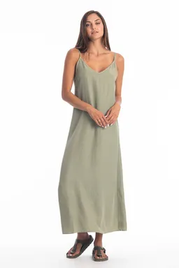 RAVENS VIEW IBIZA RAVENS VIEW IBIZA Damen vegan Kleid Selena Khaki – Produktbild 1 von 1