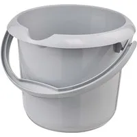 Keeeper keeeper Eimer "Mika Eco Line" mit Ausguss, Skala und Griff, Ø 24 cm, 5 l, grau – Produktbild 1 von 1