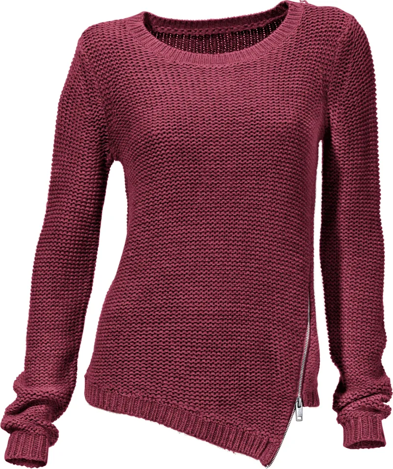 heine Strickpullover bordeaux, Bordeaux, – Produktbild 1 von 2
