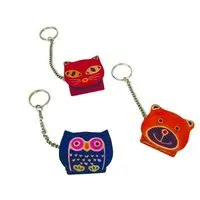 El Puente El Puente Mini-Geldbörse "Eule, Bär oder Katze" | Fair Trade & Handmade aus Indien – Produktbild 1 von 1