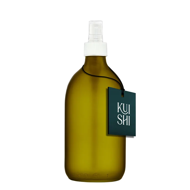 Zerstäuberflasche aus grünem Glas – Produktbild 2 von 2