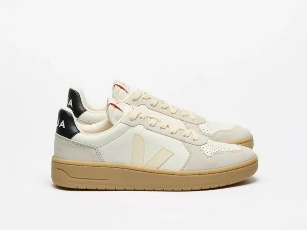 Veja Veja Herren Sneaker - V-82, Weiß (pure calcaire black), – Produktbild 3 von 4