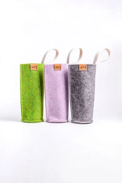 Carry Bottles Carry Bottles Carry Sleeve Filztasche 1.0l - für Carry Bottle, Grau, – Produktbild 4 von 4