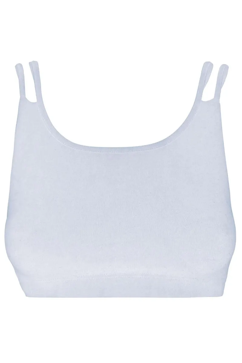 nice to meet me nice to meet me Damen vegan Sport-Bh Breathe Weiß, Weiãÿ, – Produktbild 1 von 2