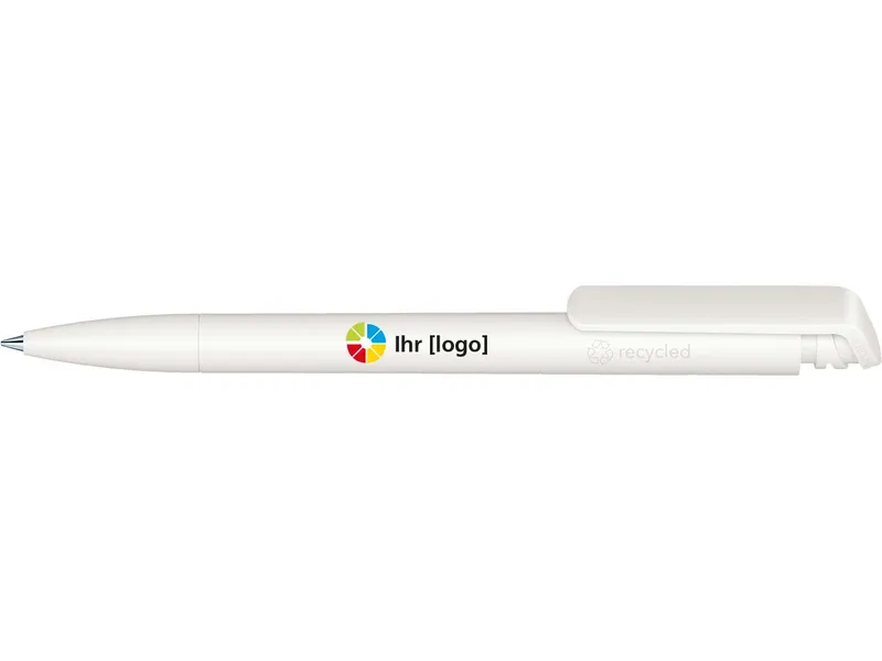 Senator Senator Kugelschreiber "Trento Matt Recycled" inkl. 4-farbigem Aufdruck, Weiß, – Produktbild 1 von 1