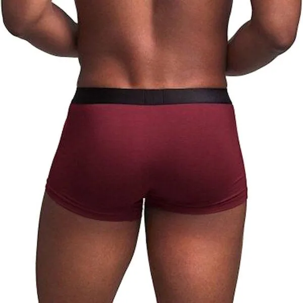 ege organics ege organics 2 er Pack Trunk Shorts aus Modal, Bordeaux, – Produktbild 2 von 2