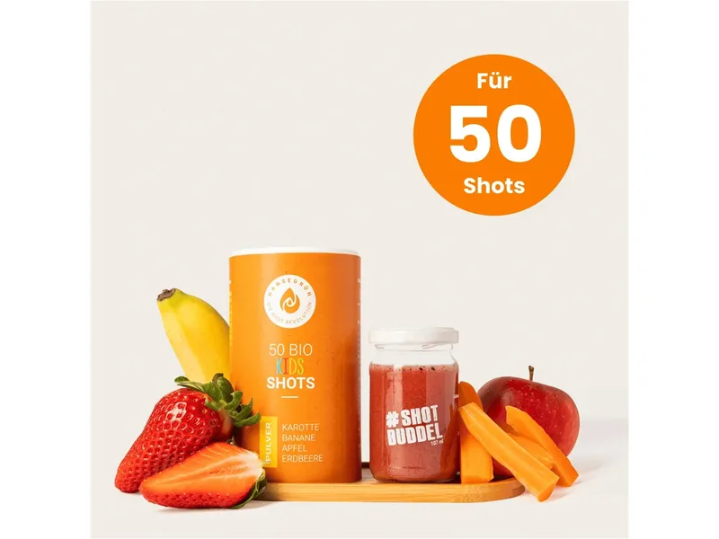 Hansegrün Hansegrün 50 Bio Daily Kids Shots – Produktbild 2 von 2