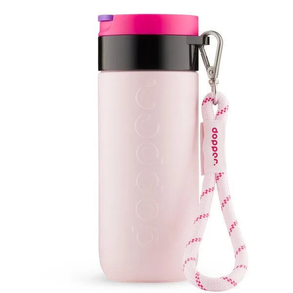 Dopper Wrist Cord - Trageschlaufe für den Dopper Travel Mug, Schwarzer ring (cherry pink), – Produktbild 4 von 4