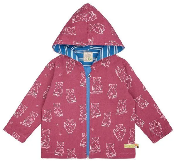 loud + proud loud + proud Babys & Kinder Wasserabweisende Jacke mit Druck, GOTS-zertifiziert, Rouge(pink), – Produktbild 1 von 4