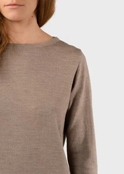 Klitmøller Collective Klitmøller Collective Pullover - Charlotte knit - aus mulesingfreier Merinowolle, Beige (sand), – Produktbild 1 von 4