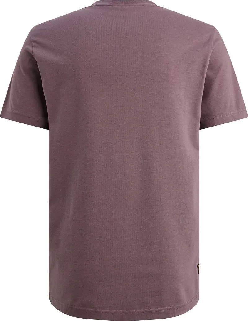 PME Legend PME Legend T-Shirt Logo Moonscape Lila - Größe S, Violett, – Produktbild 2 von 3