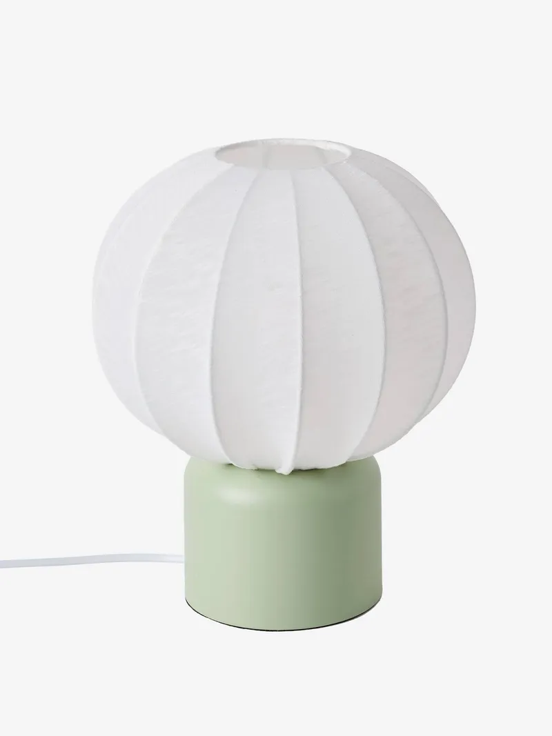 Vertbaudet Nachttischlampe TRAUMREISE Heißluftballon-Form, Salbeigrün, – Produktbild 2 von 3