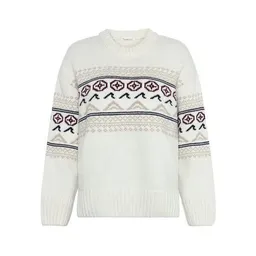 KnowledgeCotton Apparel KnowledgeCotton Apparel Rundhals-Pullover mit Strickmuster aus Lammwolle RWS – Produktbild 1 von 1