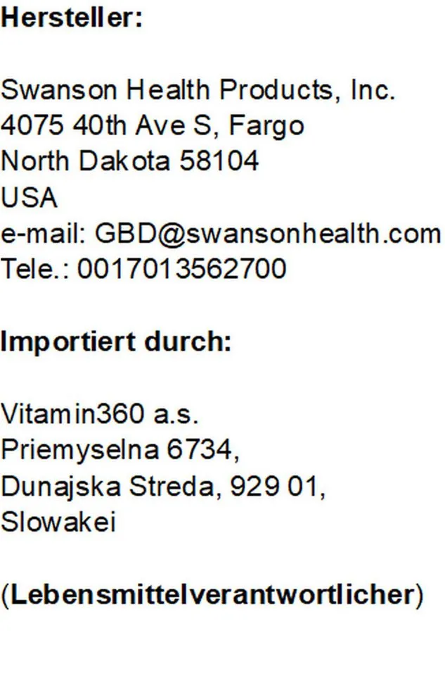 Swanson Health Products Swanson Zinc Picolinate 22 mg 60 Vegan Kapseln Kapseln – Produktbild 3 von 3