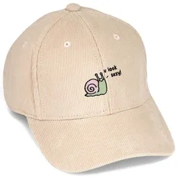LIGARTI Bestickte Cord Cap – Schnexy die Schnecke – LIGARTI Tiermanufaktur – Produktbild 1 von 1