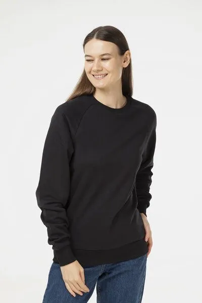 Evermind Evermind Unisex Sweatshirt aus Bio-Baumwolle, Schwarz, – Produktbild 1 von 4