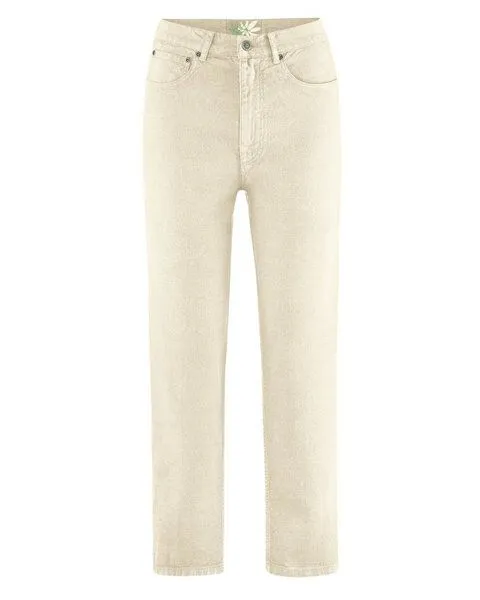 HempAge HempAge Damen Highrise Jeans Hanf/Biobaumwolle, Nature(weiß), – Produktbild 1 von 4