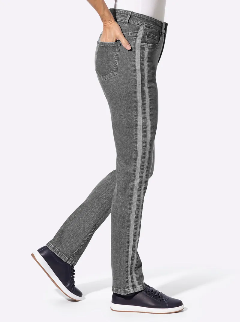 Witt Gerade Jeans, Light grey-denim, – Produktbild 2 von 2