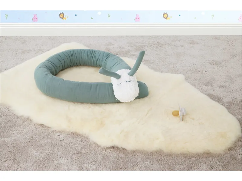 tinéba tinéba Kuschelschnecke Musselin Länge ca. 110 cm, Grün, – Produktbild 2 von 2