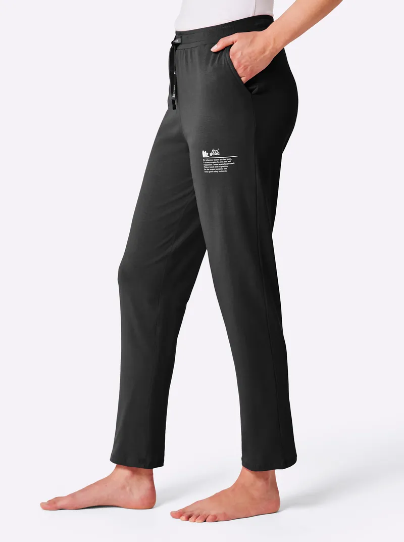 feel good Hose schwarz, Schwarz, – Produktbild 1 von 2