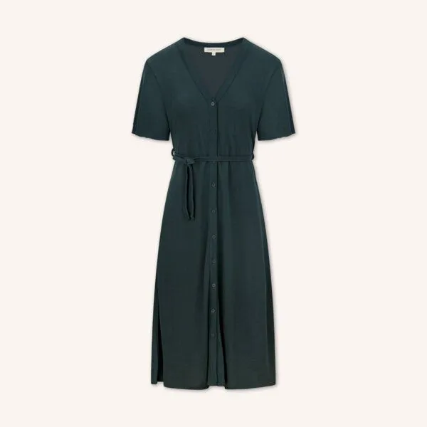 NORDLICHT NORDLICHT Jersey Kleid Anouk aus 100% Tencel, Grün, – Produktbild 2 von 4